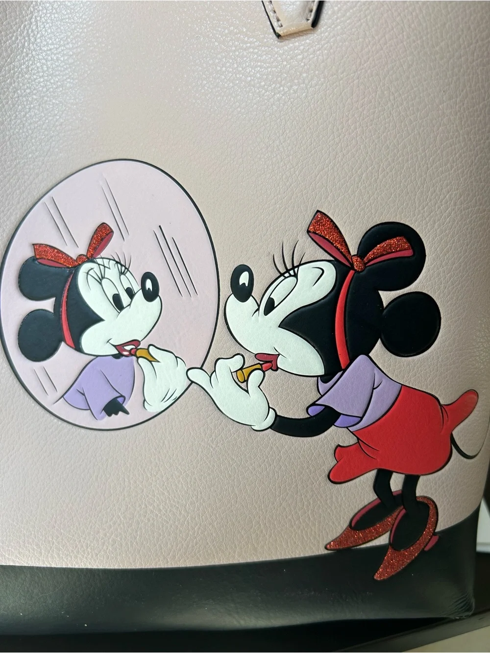 Kate Spade x Disney Minnie Mouse Large Reversible Tote Bag & Wallet Bundle EUC - Picture 2 of 15